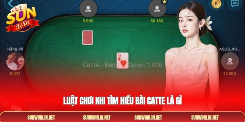 Luật chơi khi tìm hiểu bài catte là gì